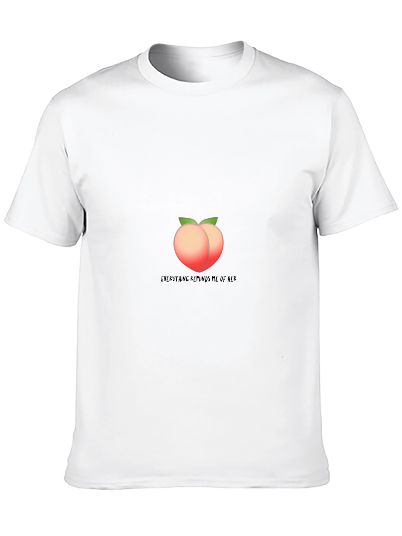 Peach Emoji Tee: Everything Reminds Me of Her
