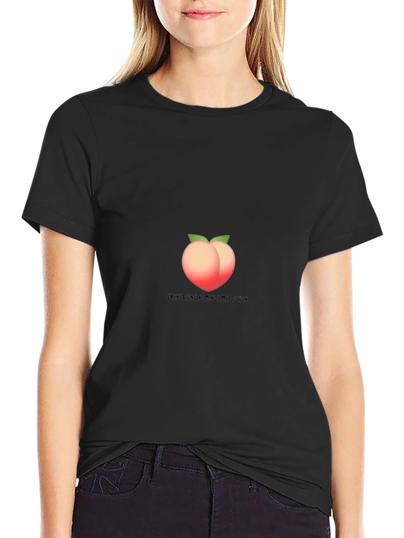 Peach Emoji Tee: Everything Reminds Me of Her
