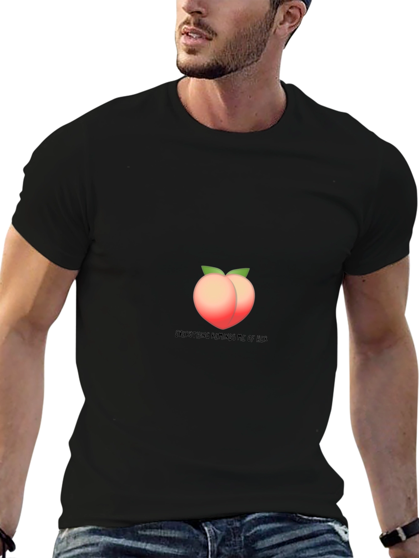 Peach Emoji Tee: Everything Reminds Me of Her