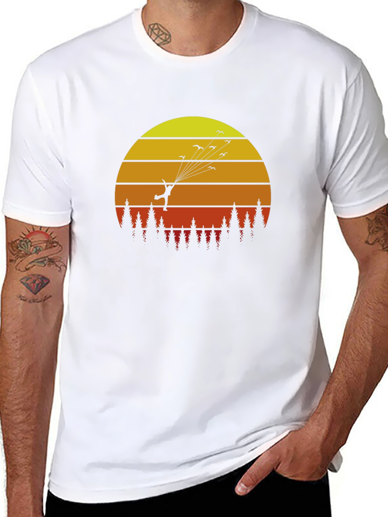 Sunset Birdman Tee