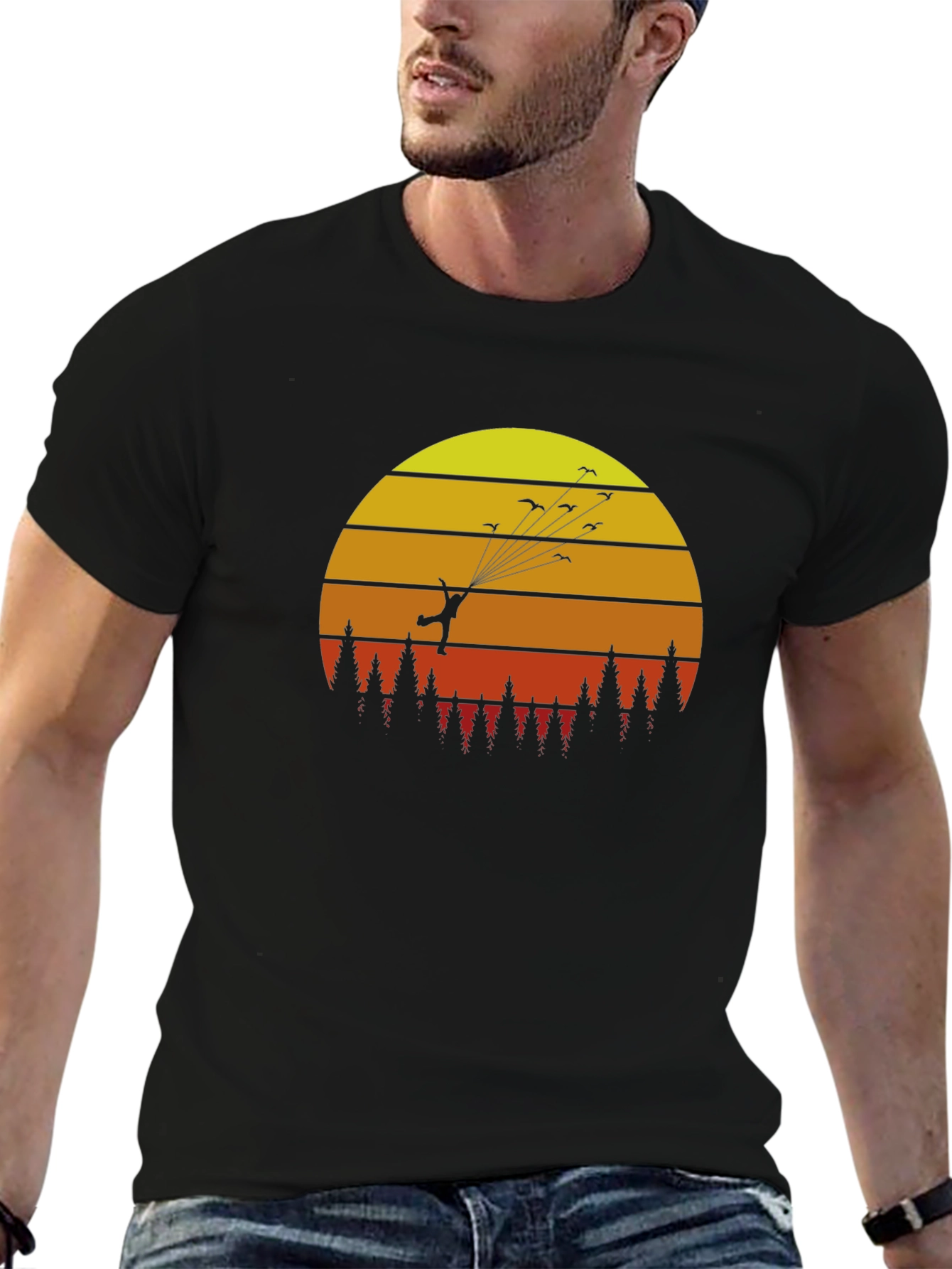 Sunset Birdman Tee