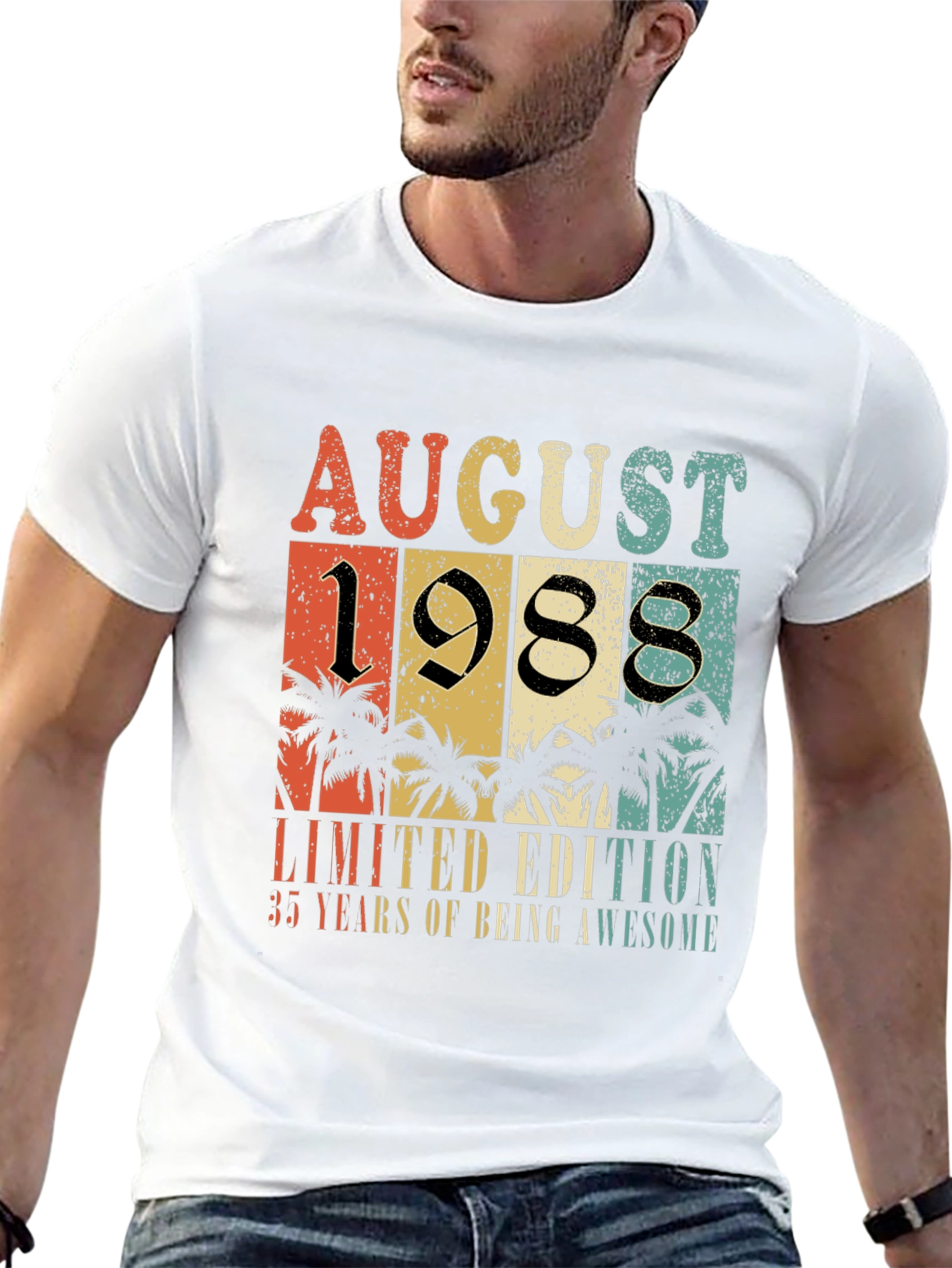 August 1988 Limited Edition 35th Birthday T-Shirt