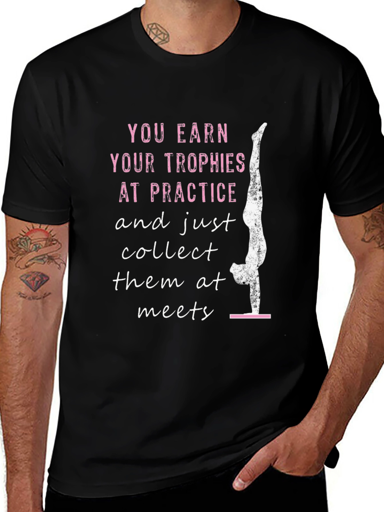 Gymnastics T-Shirt: Earn Your Trophies