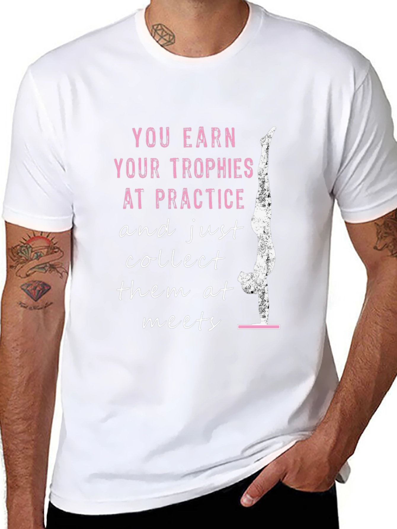 Gymnastics T-Shirt: Earn Your Trophies