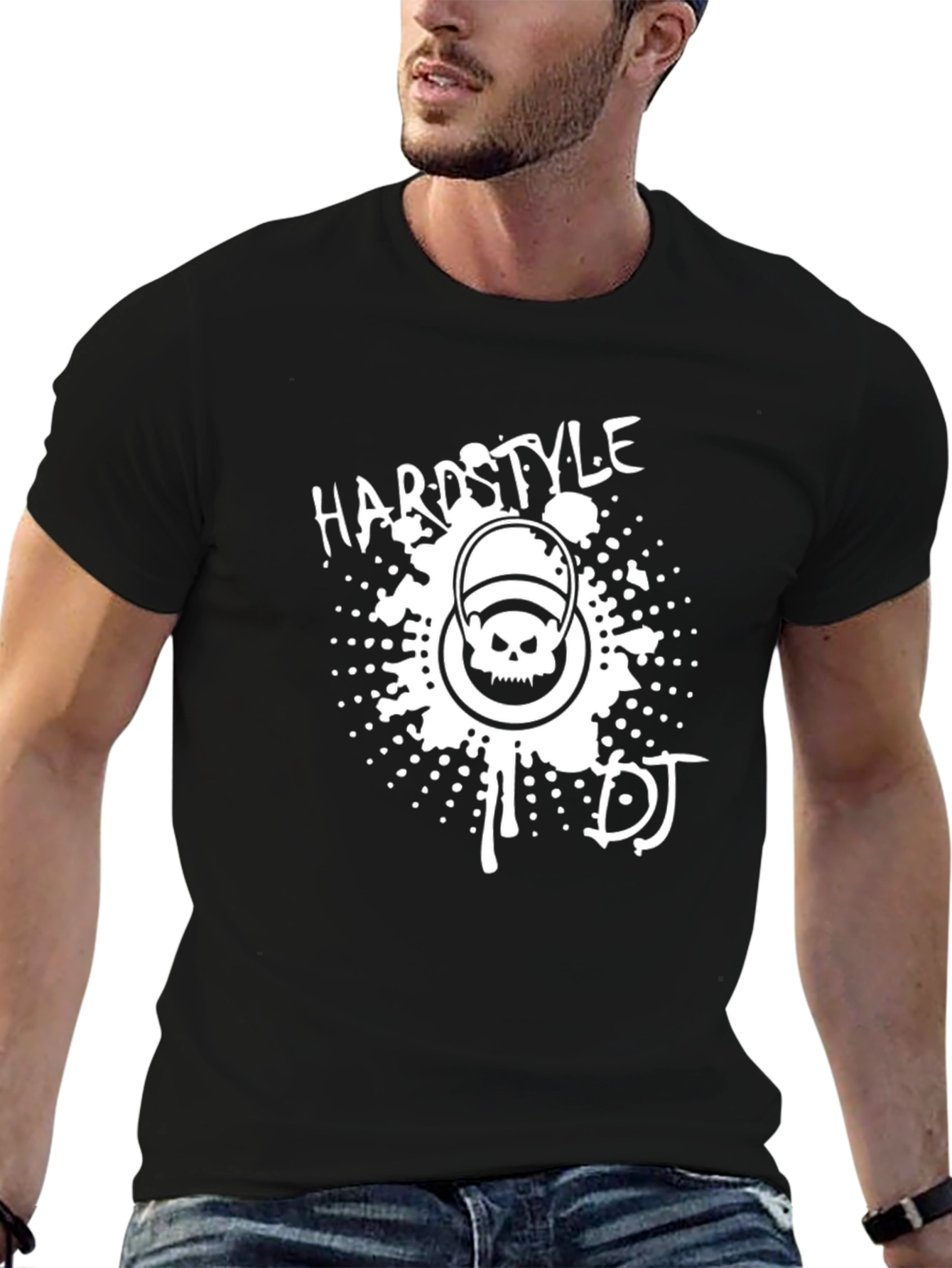 Hardstyle DJ Graphic T-Shirt - Black Cotton Tee