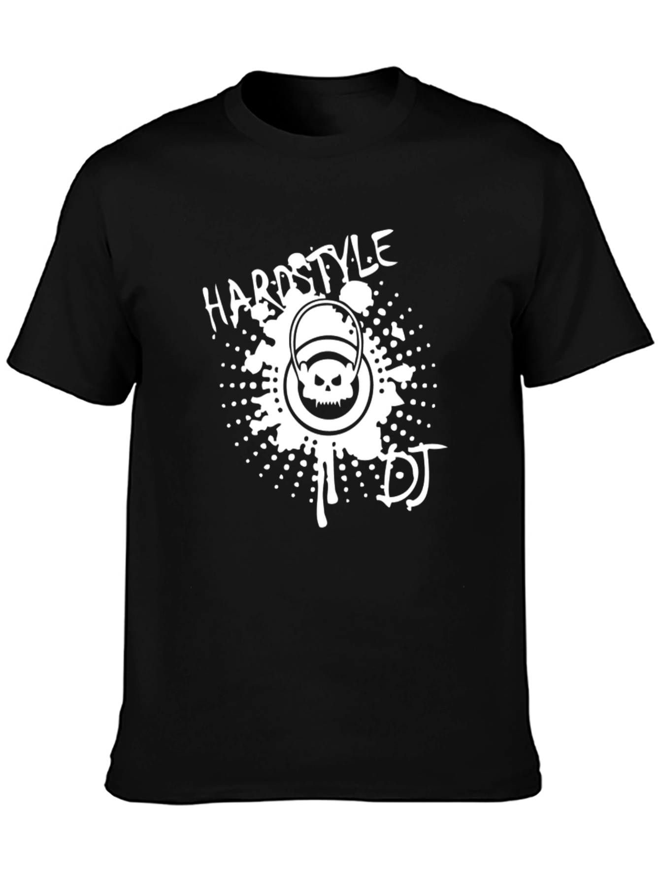 Hardstyle DJ Graphic T-Shirt - Black Cotton Tee