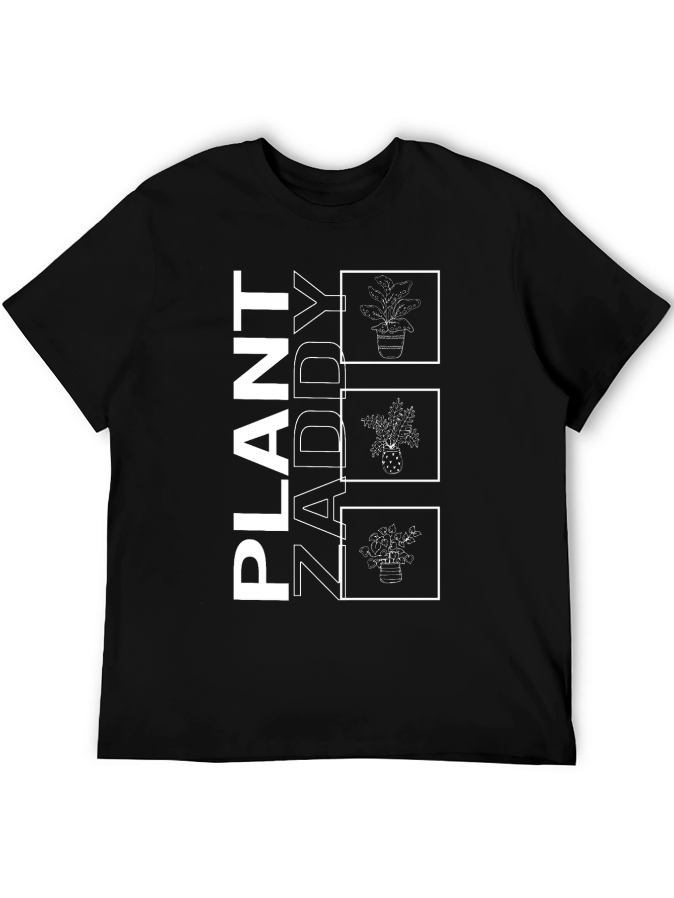 Plant Zaddy Graphic Tee - Black Cotton T-Shirt