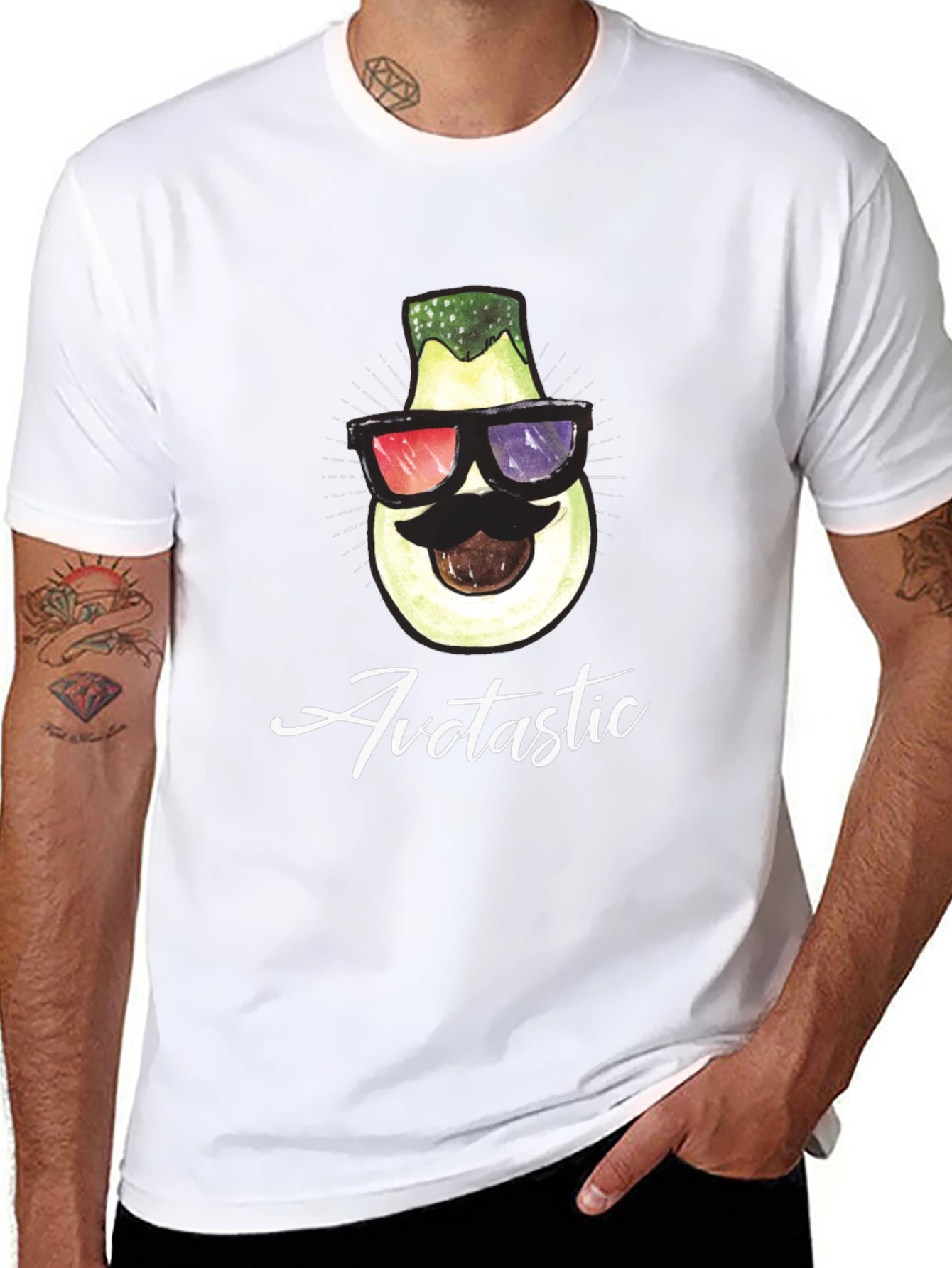 Avotastic Graphic Tee - Cool Avocado T-Shirt