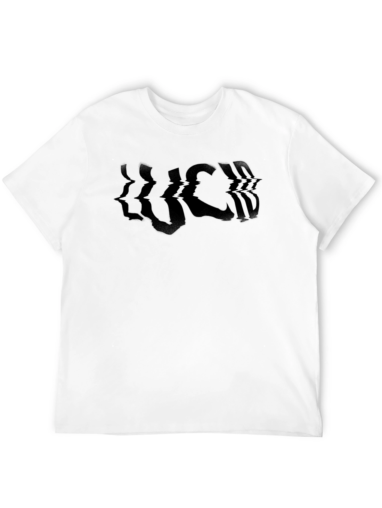 Abstract Graphic Print Crew Neck T-Shirt