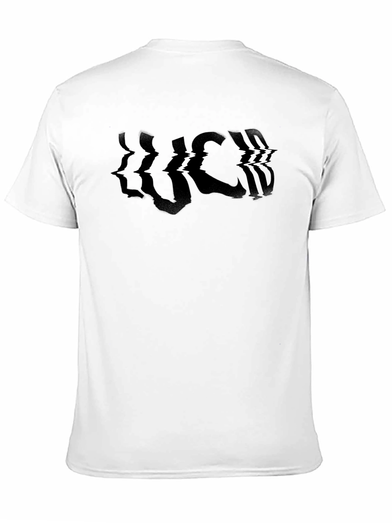 Abstract Graphic Print Crew Neck T-Shirt