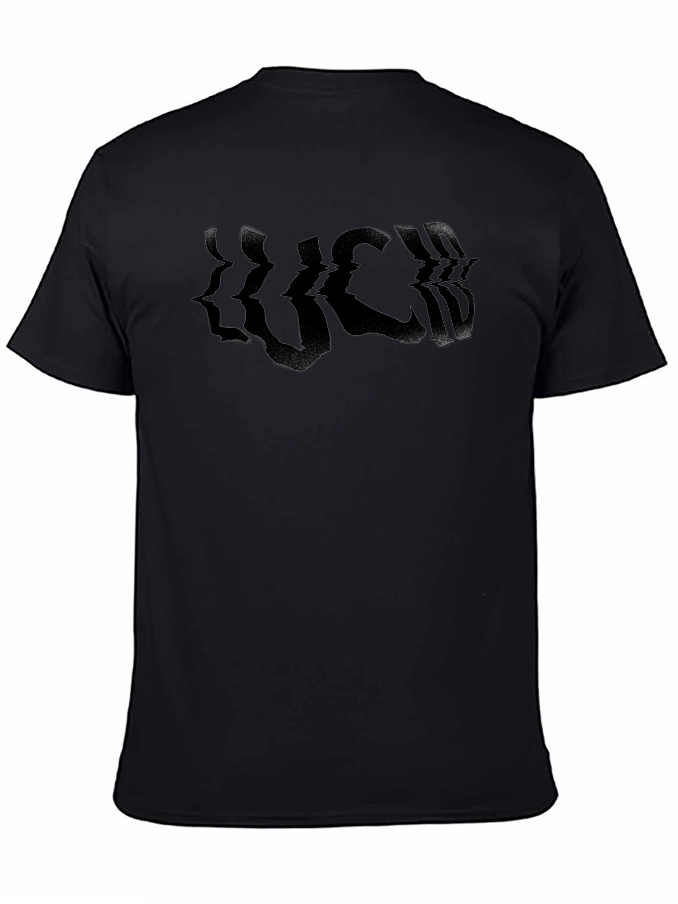 Abstract Graphic Print Crew Neck T-Shirt