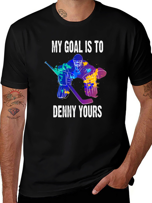 Denny Yours Hockey Goal T-Shirt