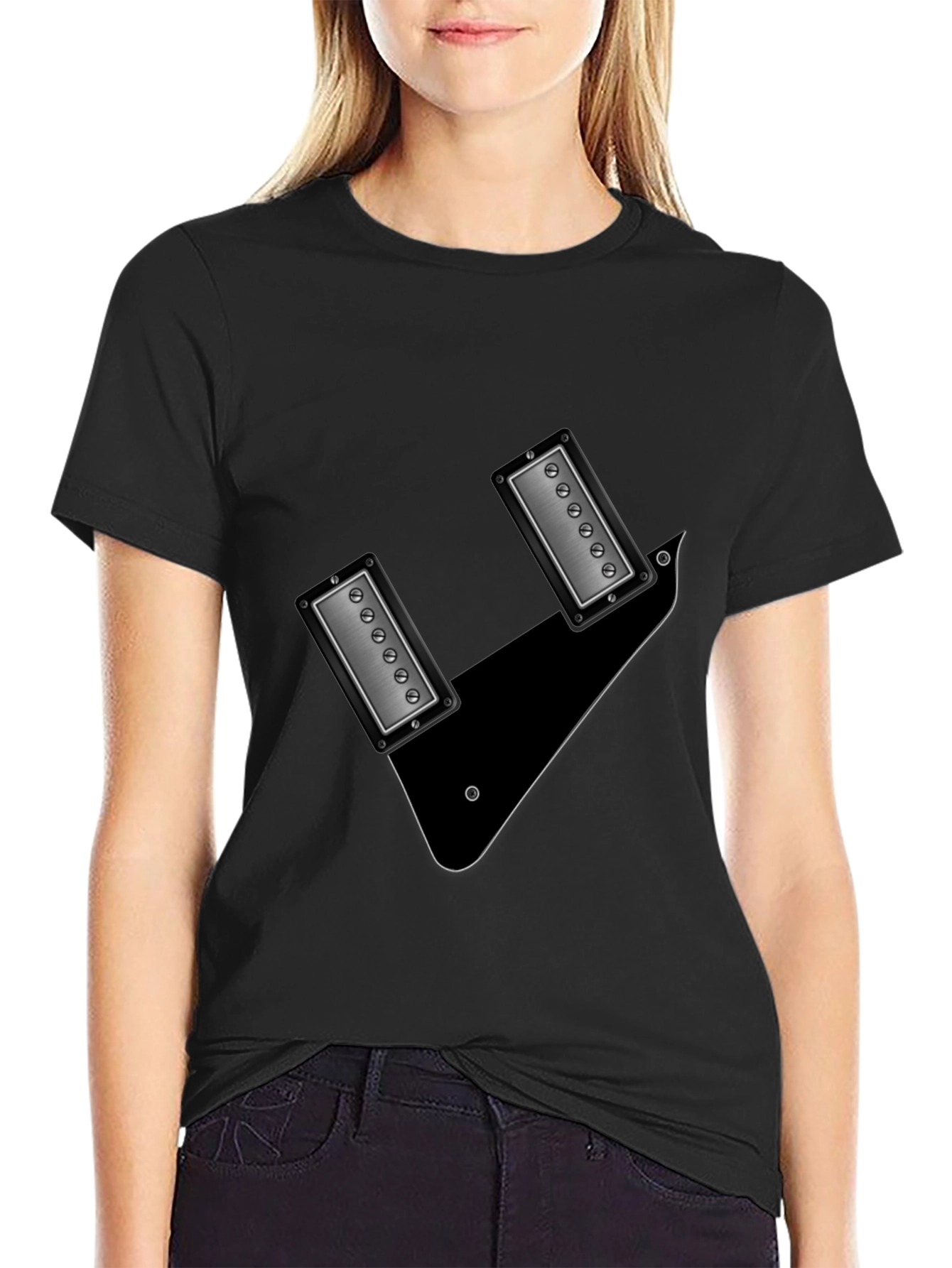 Electric Guitar Pickups Graphic T-Shirt - Rock Music Tee