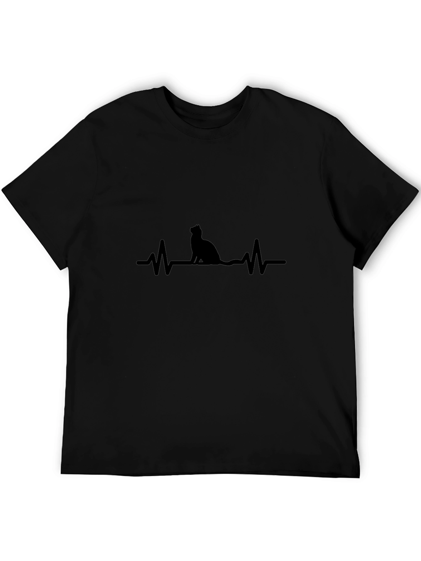 Cat Heartbeat T-Shirt - Purrfect Gift!