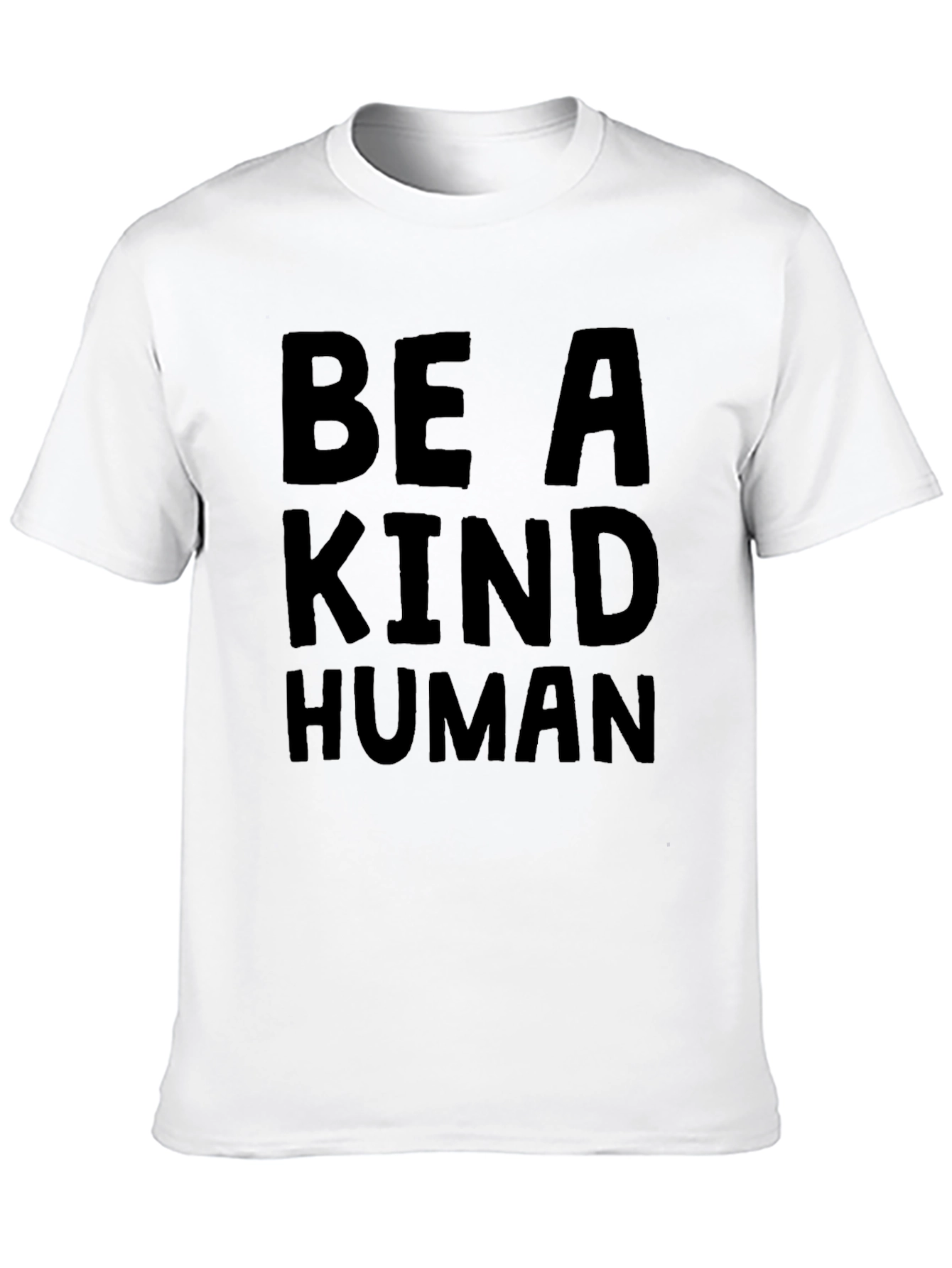 Be A Kind Human Black Graphic T-Shirt