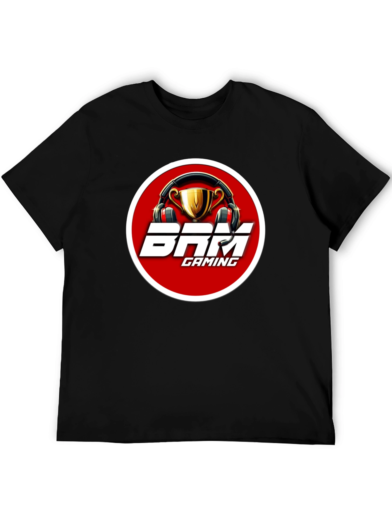 BRM Gaming Black T-Shirt with Logo
