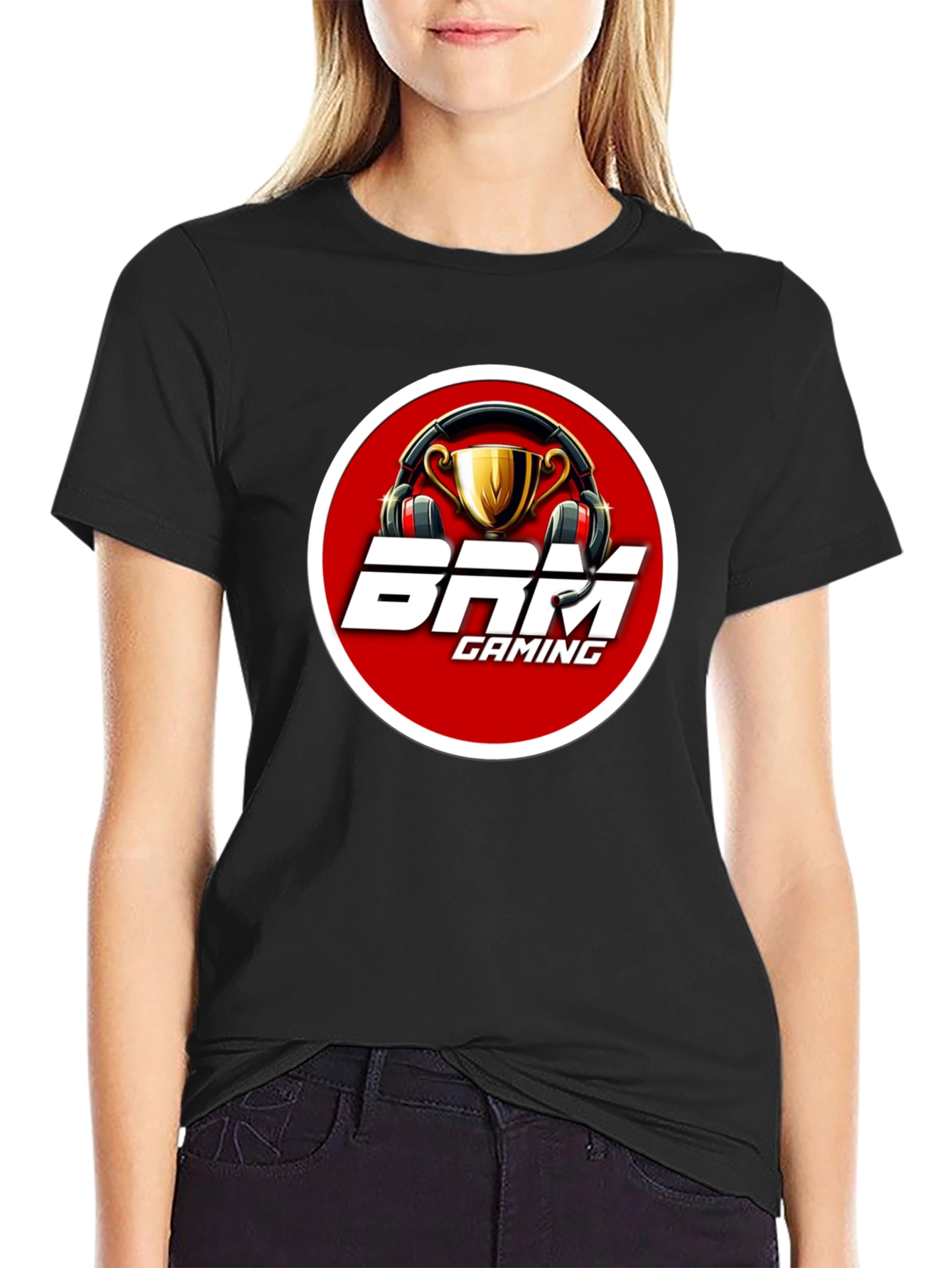 BRM Gaming Black T-Shirt with Logo