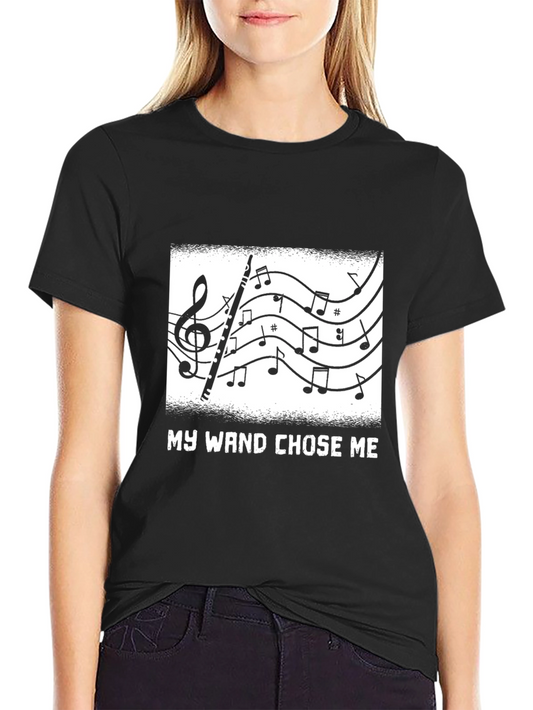 My Wand Chose Me Music T-Shirt