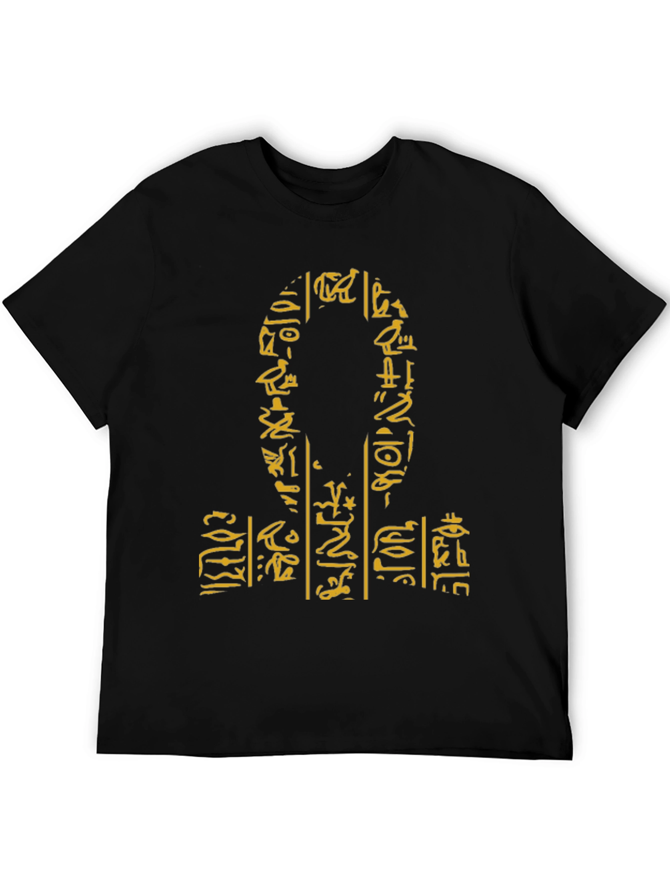 Ankh Hieroglyph Graphic T-Shirt - Ancient Egypt Symbol