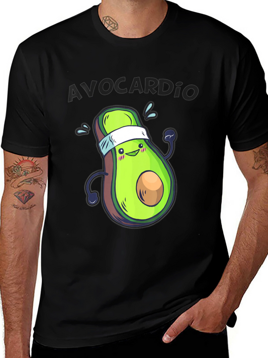 Avocardio Funny Avocado Workout T-Shirt