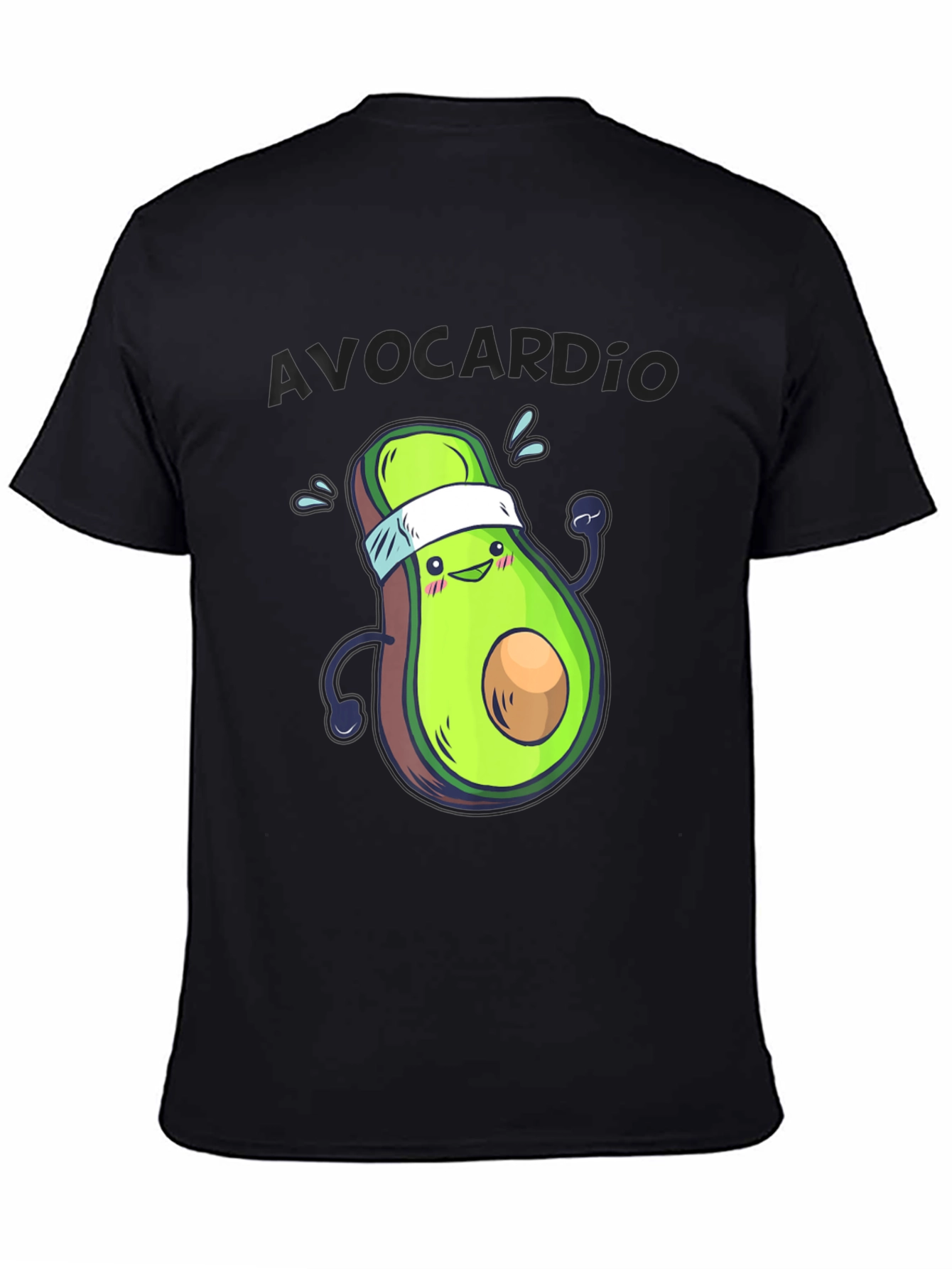 Avocardio Funny Avocado Workout T-Shirt