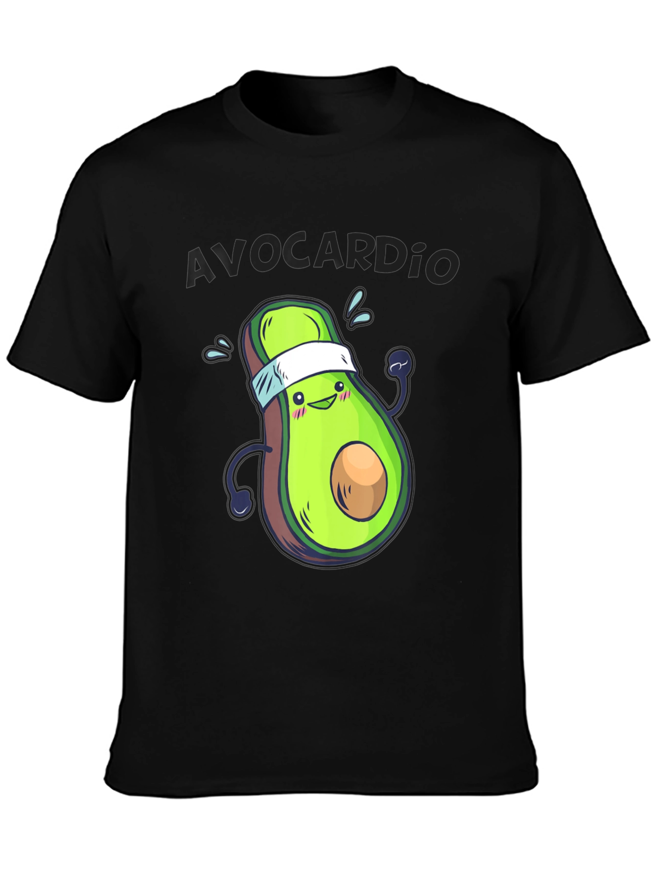 Avocardio Funny Avocado Workout T-Shirt