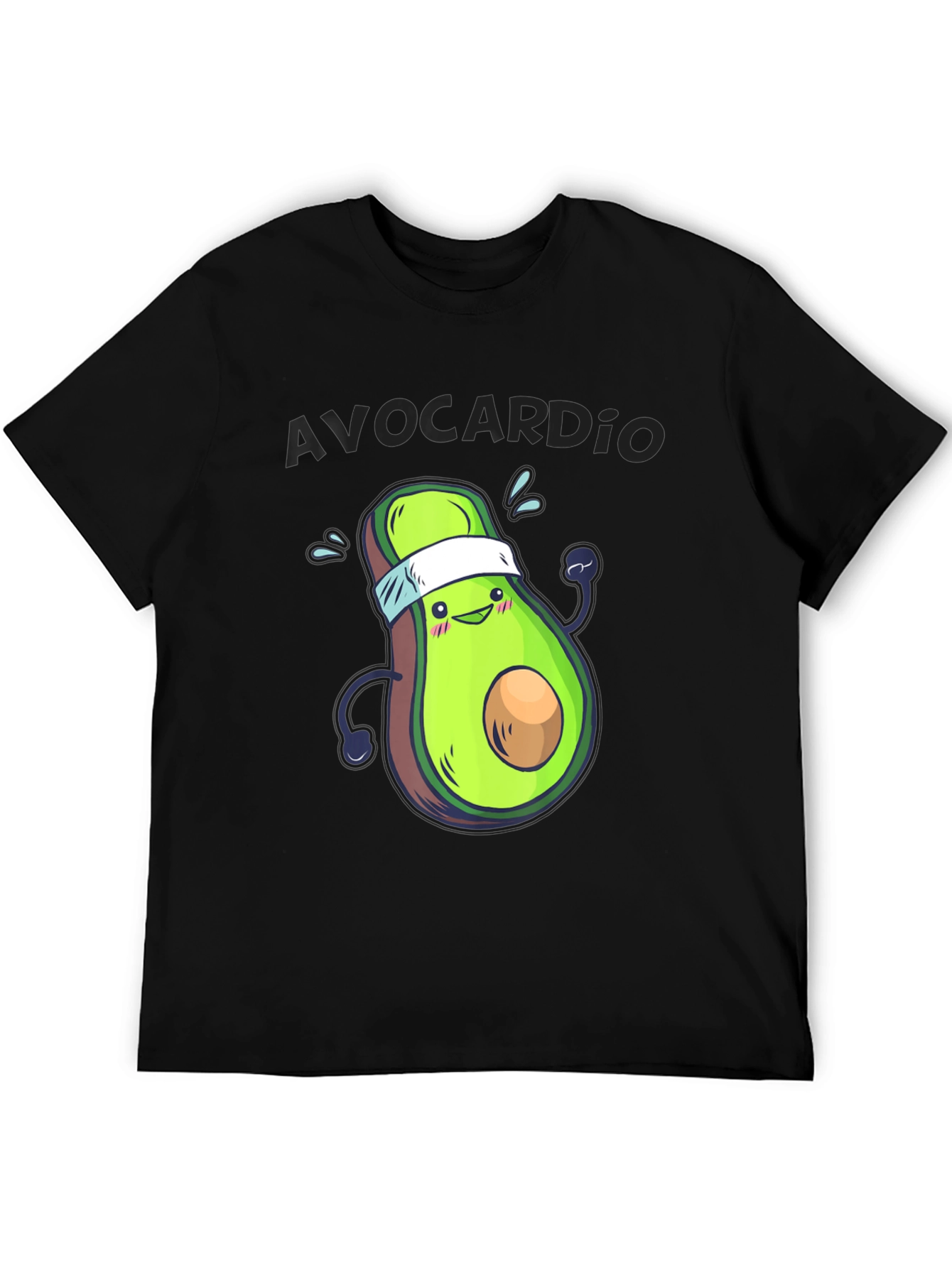 Avocardio Funny Avocado Workout T-Shirt