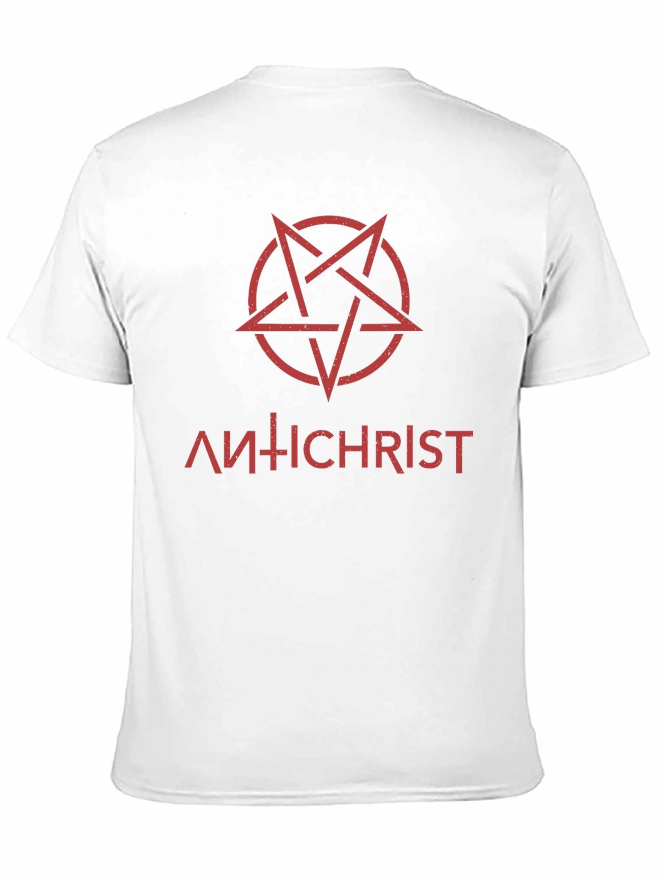 Antichrist Graphic Tee - Black Cotton T-Shirt