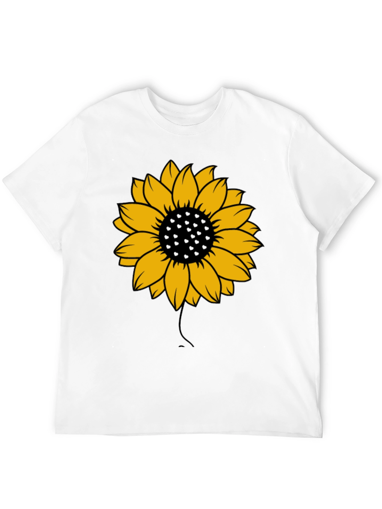 Sunflower Graphic Tee - Black Unisex T-Shirt