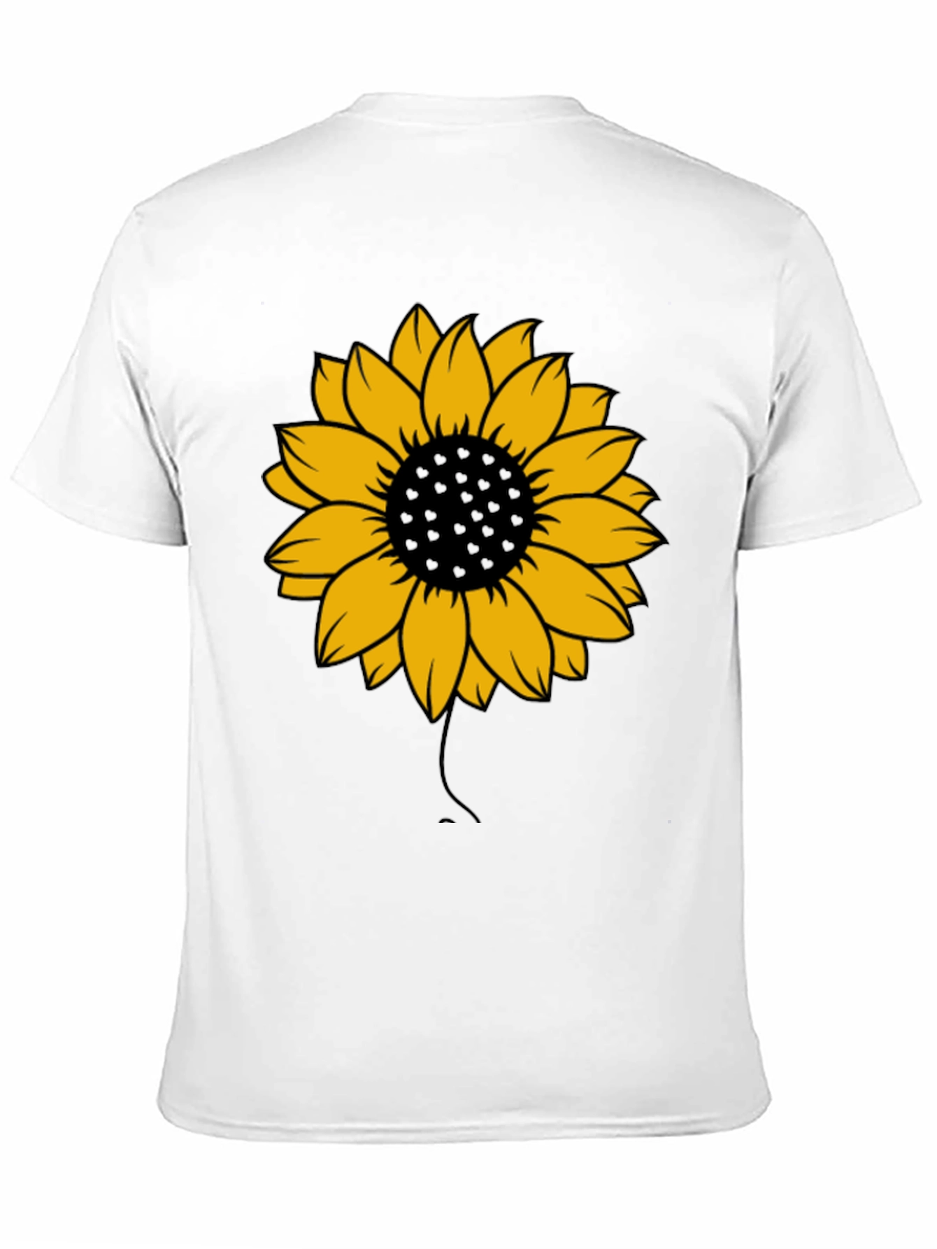 Sunflower Graphic Tee - Black Unisex T-Shirt