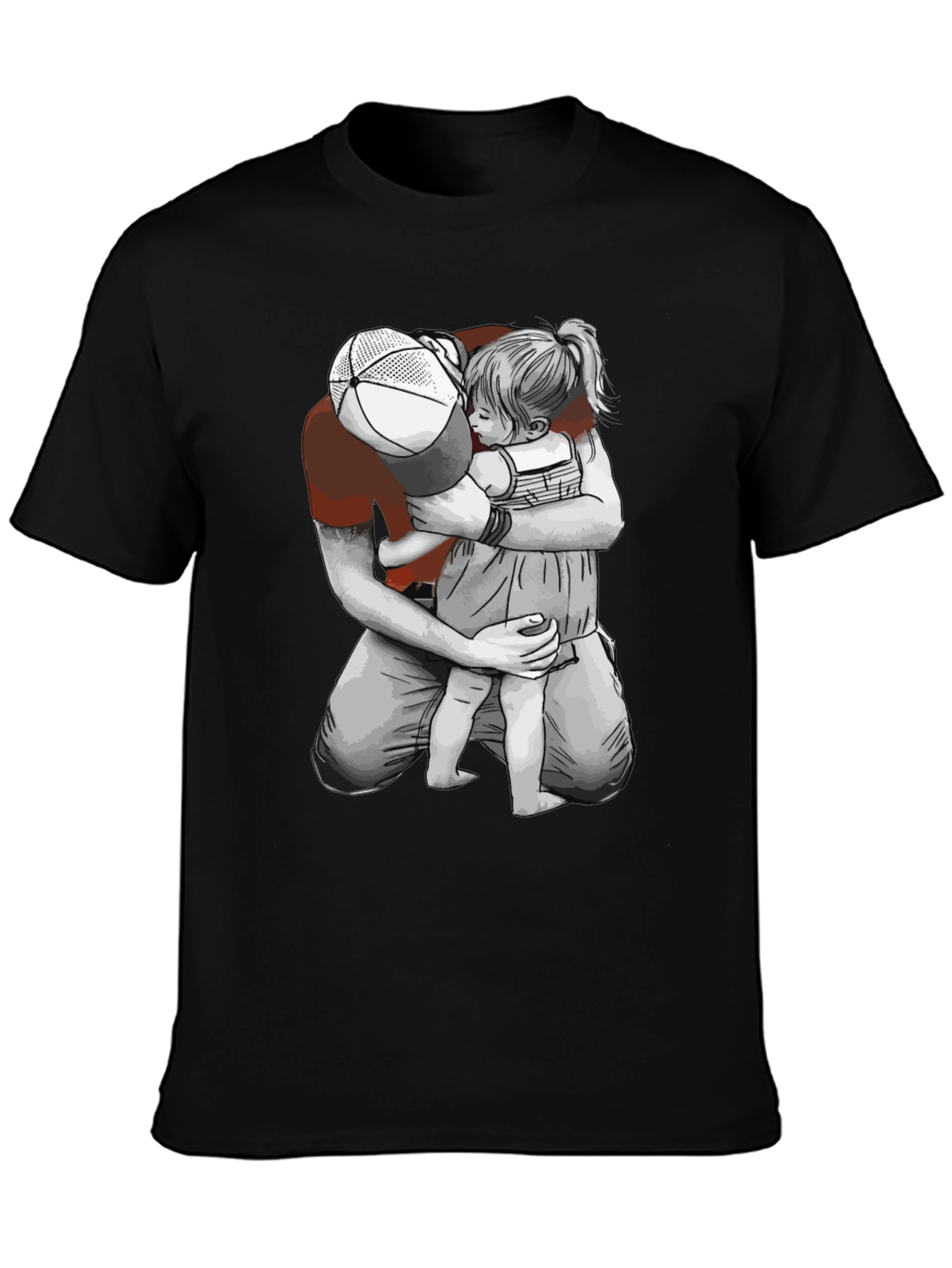 Father & Daughter Graphic Tee - Heartwarming Design