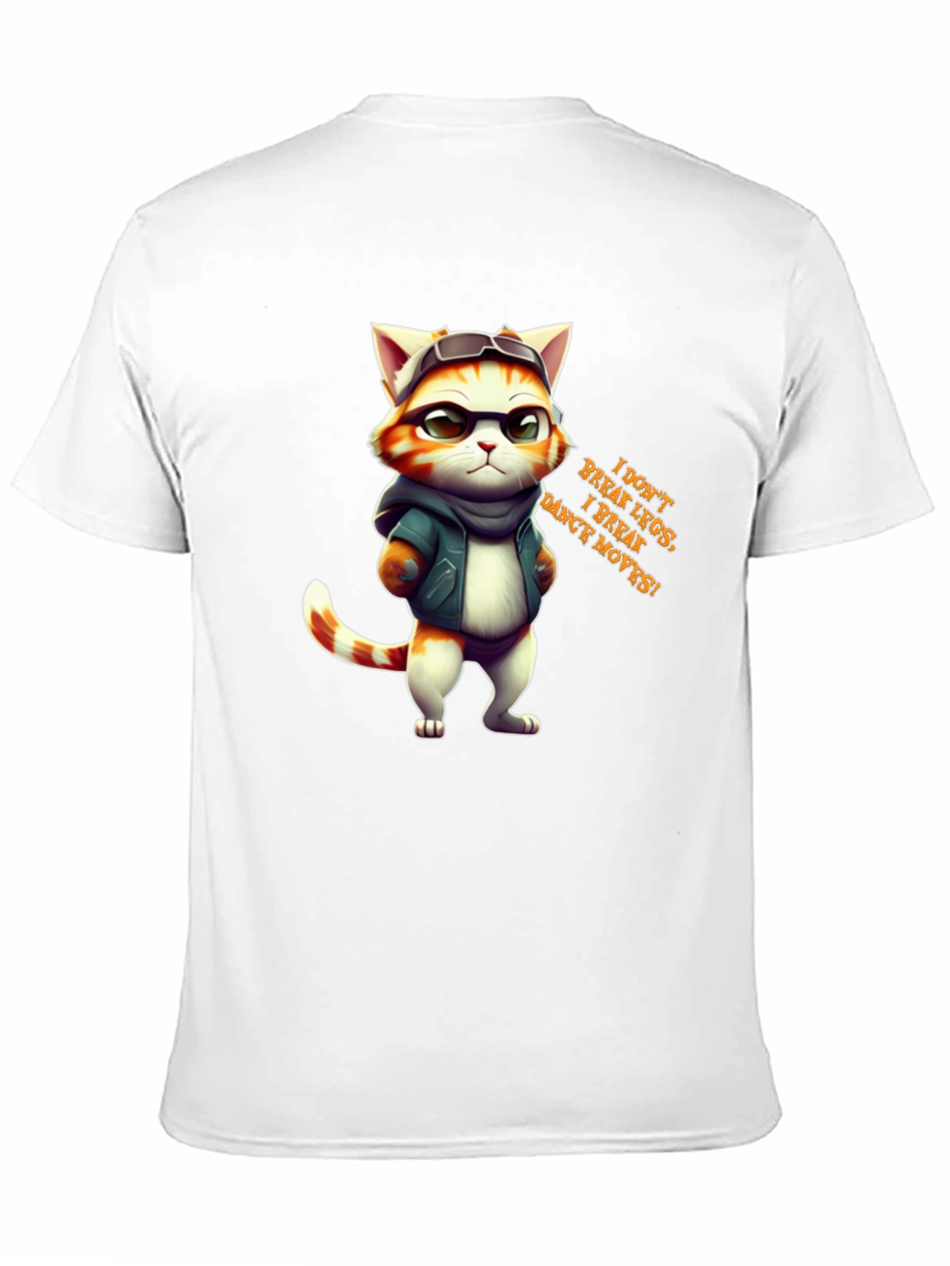 Cool Cat Graphic Tee - I Break Moves!