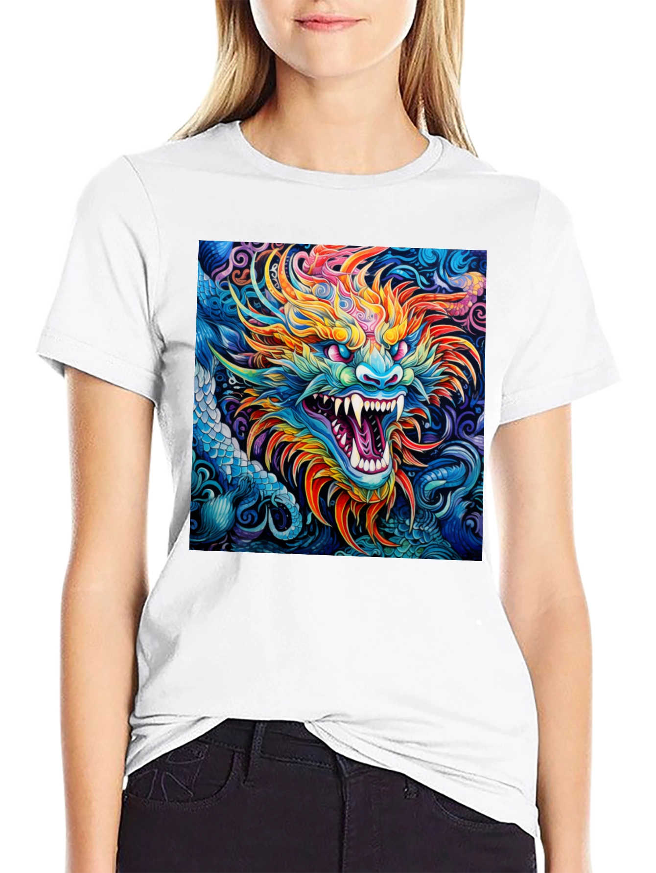 Dragon Art T-Shirt - Bold Graphic Tee