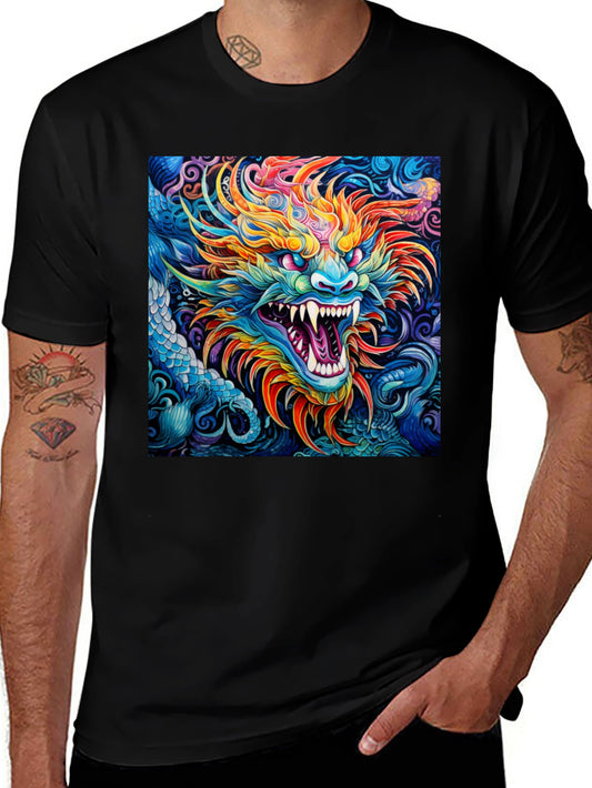 Dragon Art T-Shirt - Bold Graphic Tee