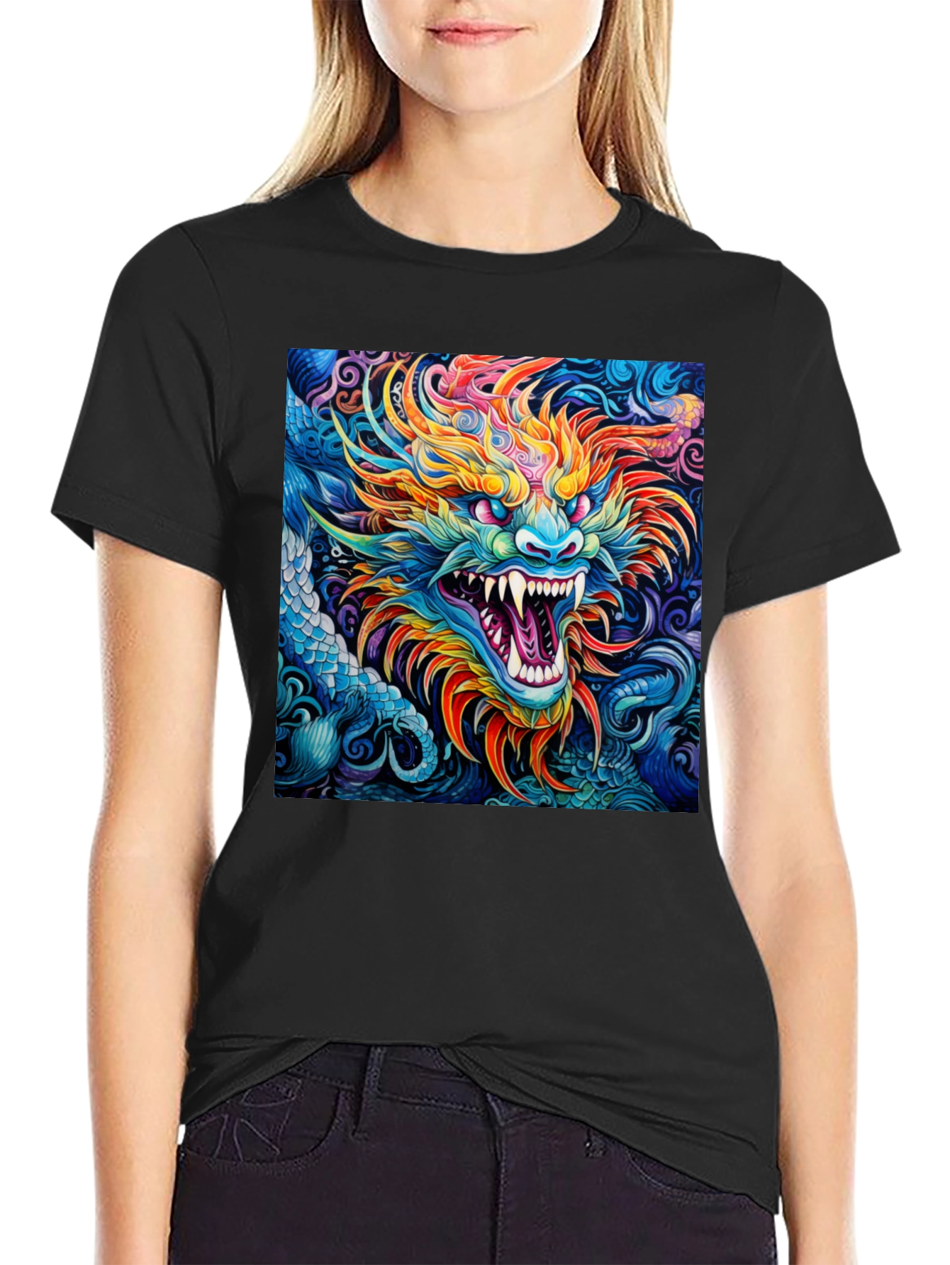 Dragon Art T-Shirt - Bold Graphic Tee