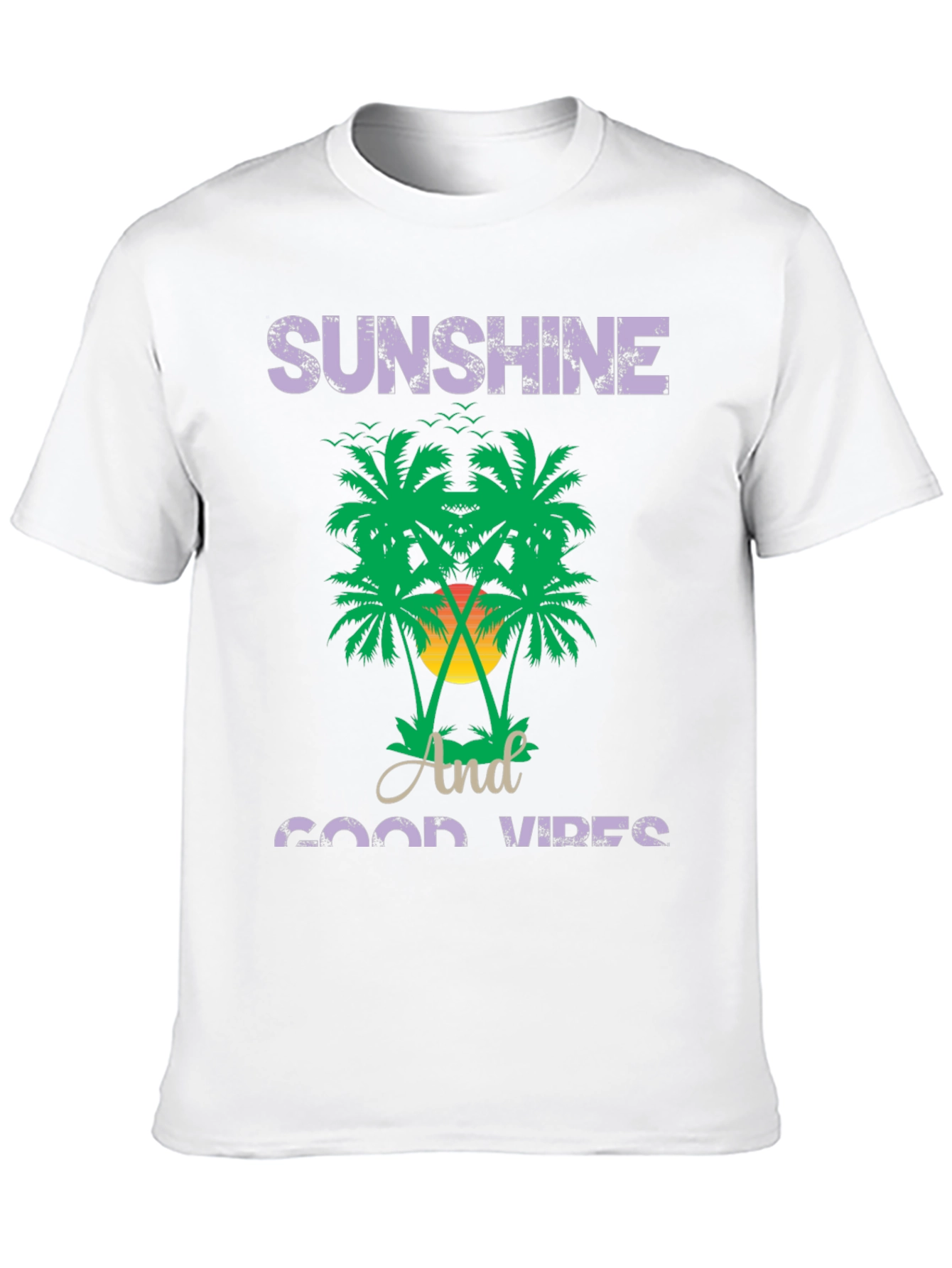 Sunshine and Good Vibes Graphic T-Shirt
