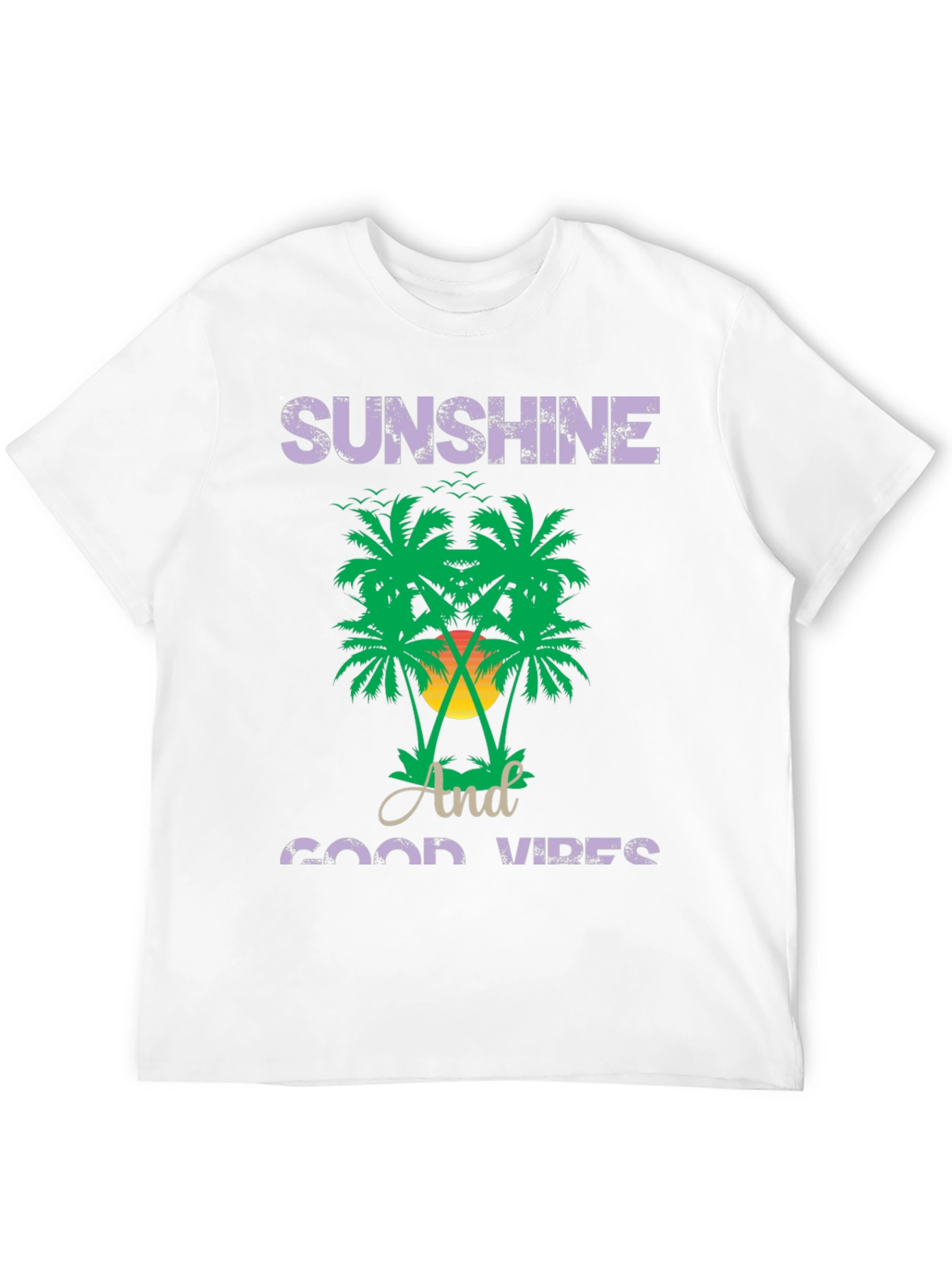 Sunshine and Good Vibes Graphic T-Shirt