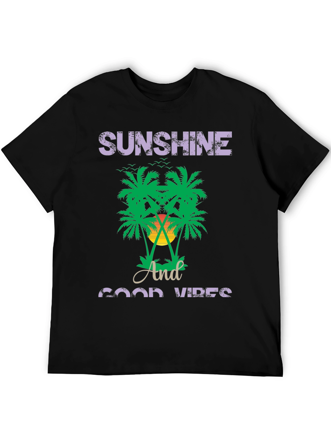 Sunshine and Good Vibes Graphic T-Shirt