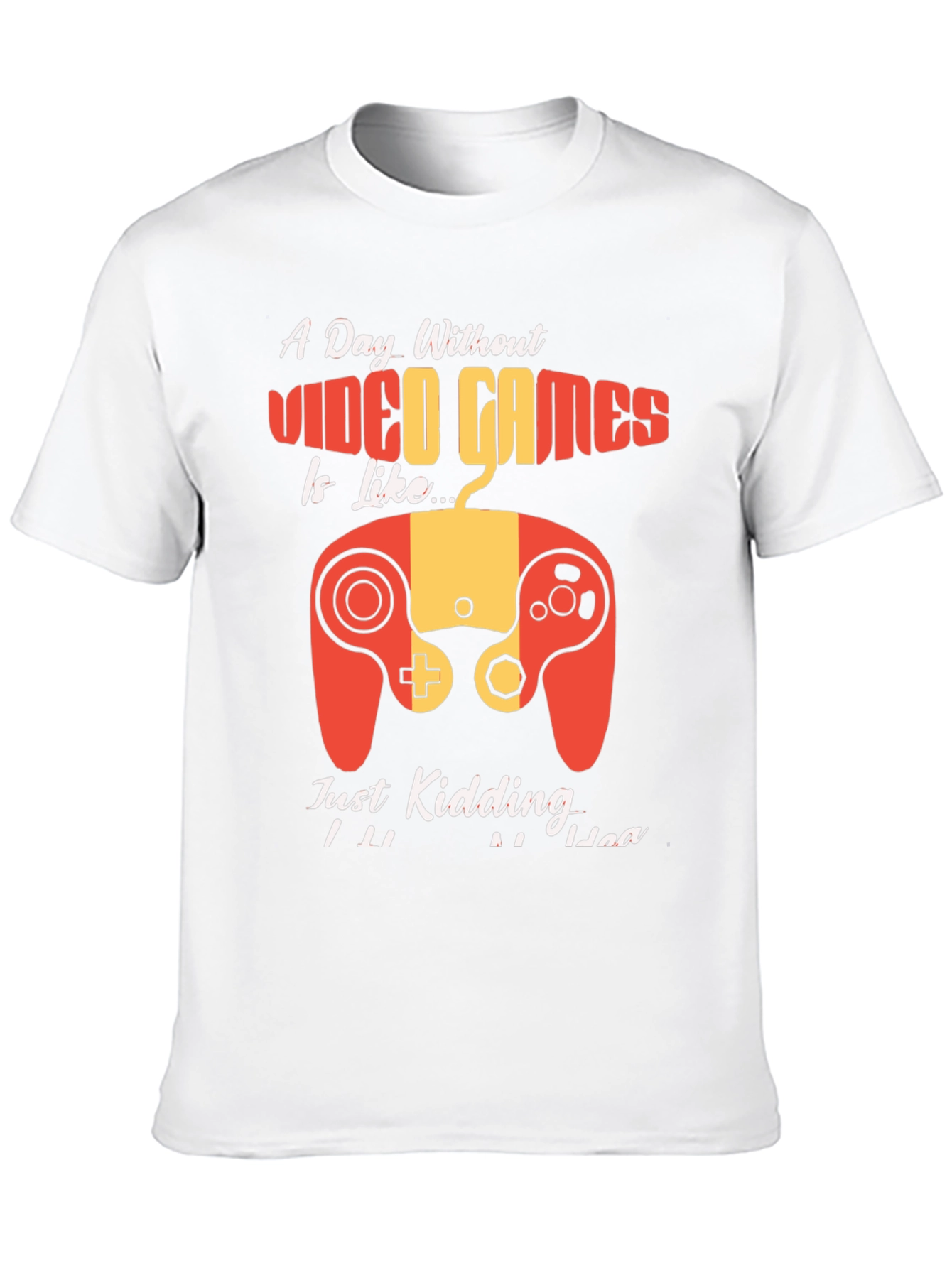 Funny Gamer T-Shirt - A Day Without Video Games