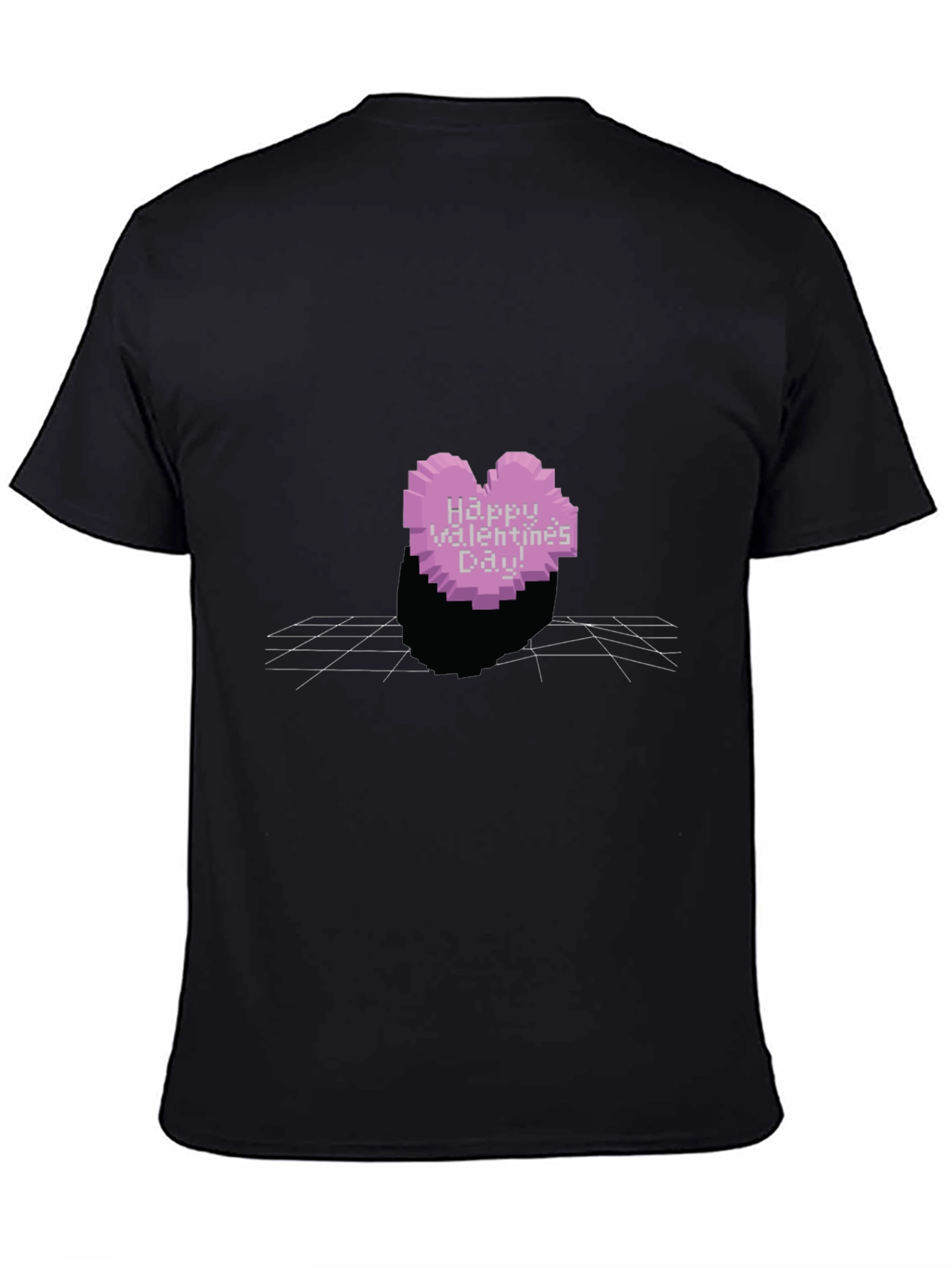Pixel Heart Valentines Day T-Shirt