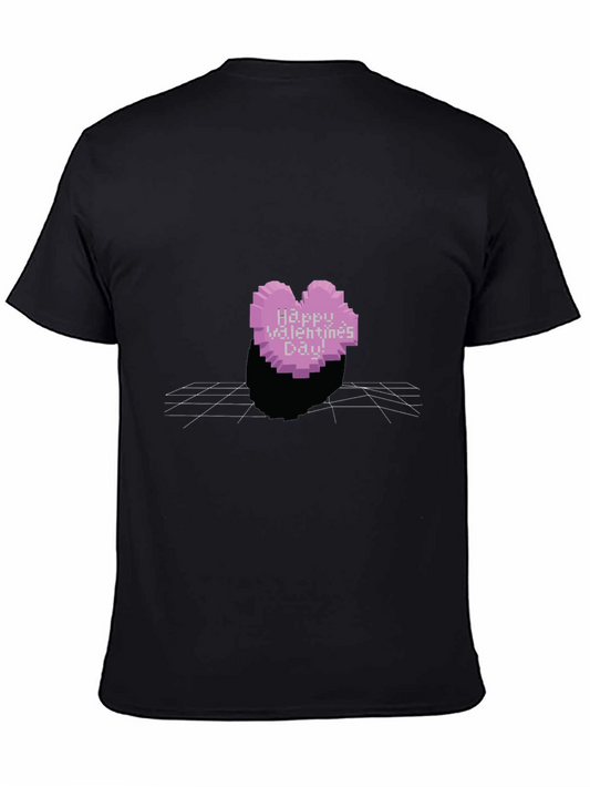 Pixel Heart Valentines Day T-Shirt