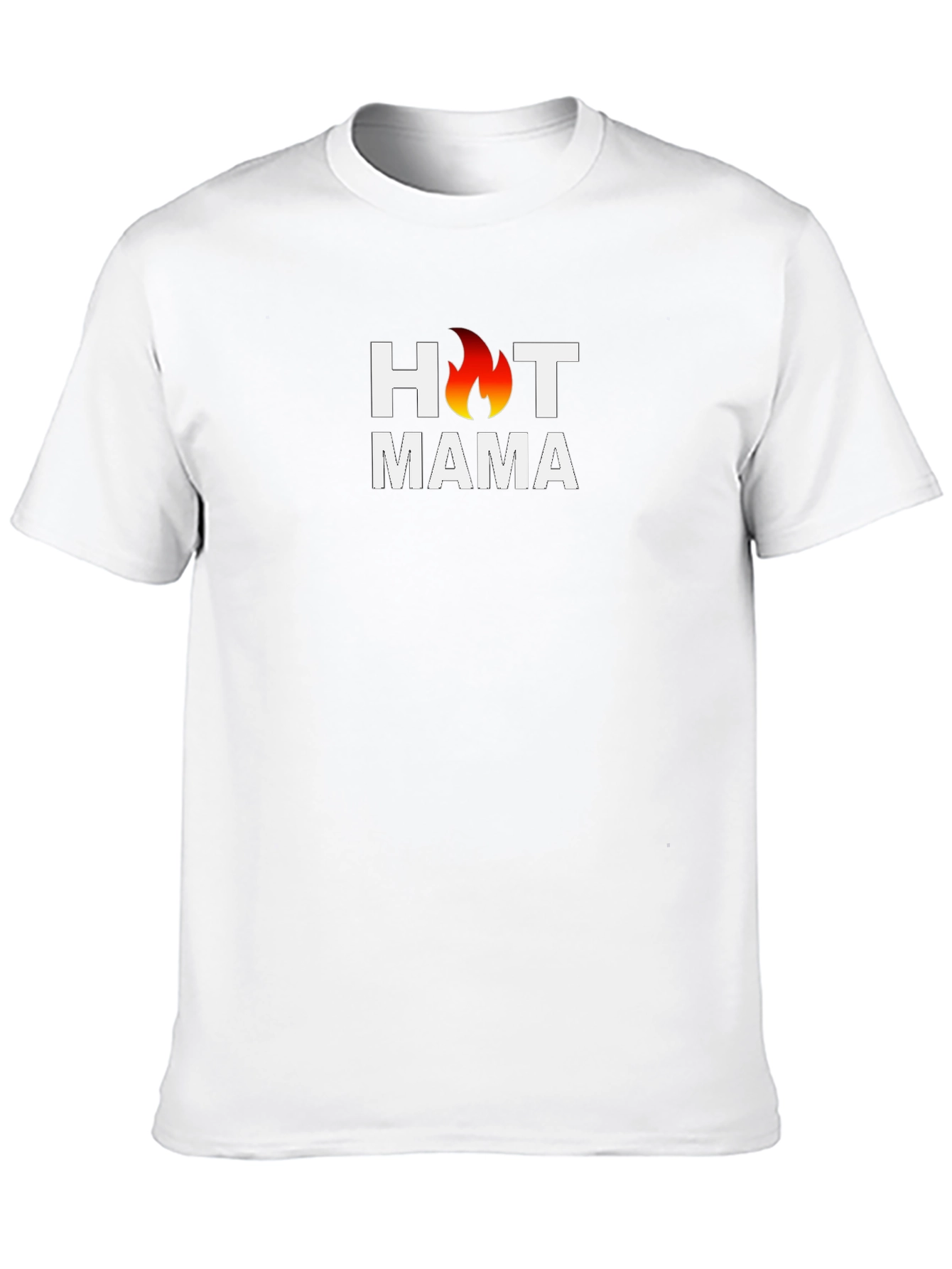 Hot Mama Graphic Tee - Black Cotton T-Shirt