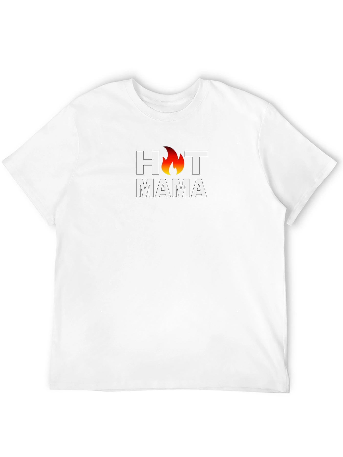 Hot Mama Graphic Tee - Black Cotton T-Shirt