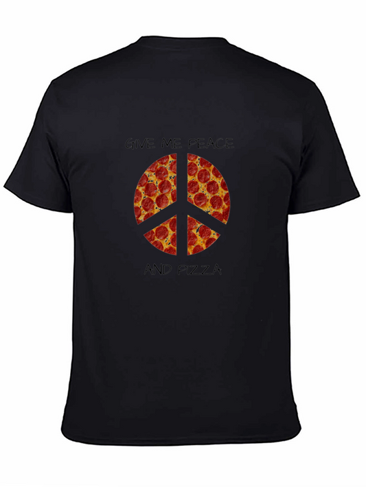 Peace and Pizza Graphic Tee
