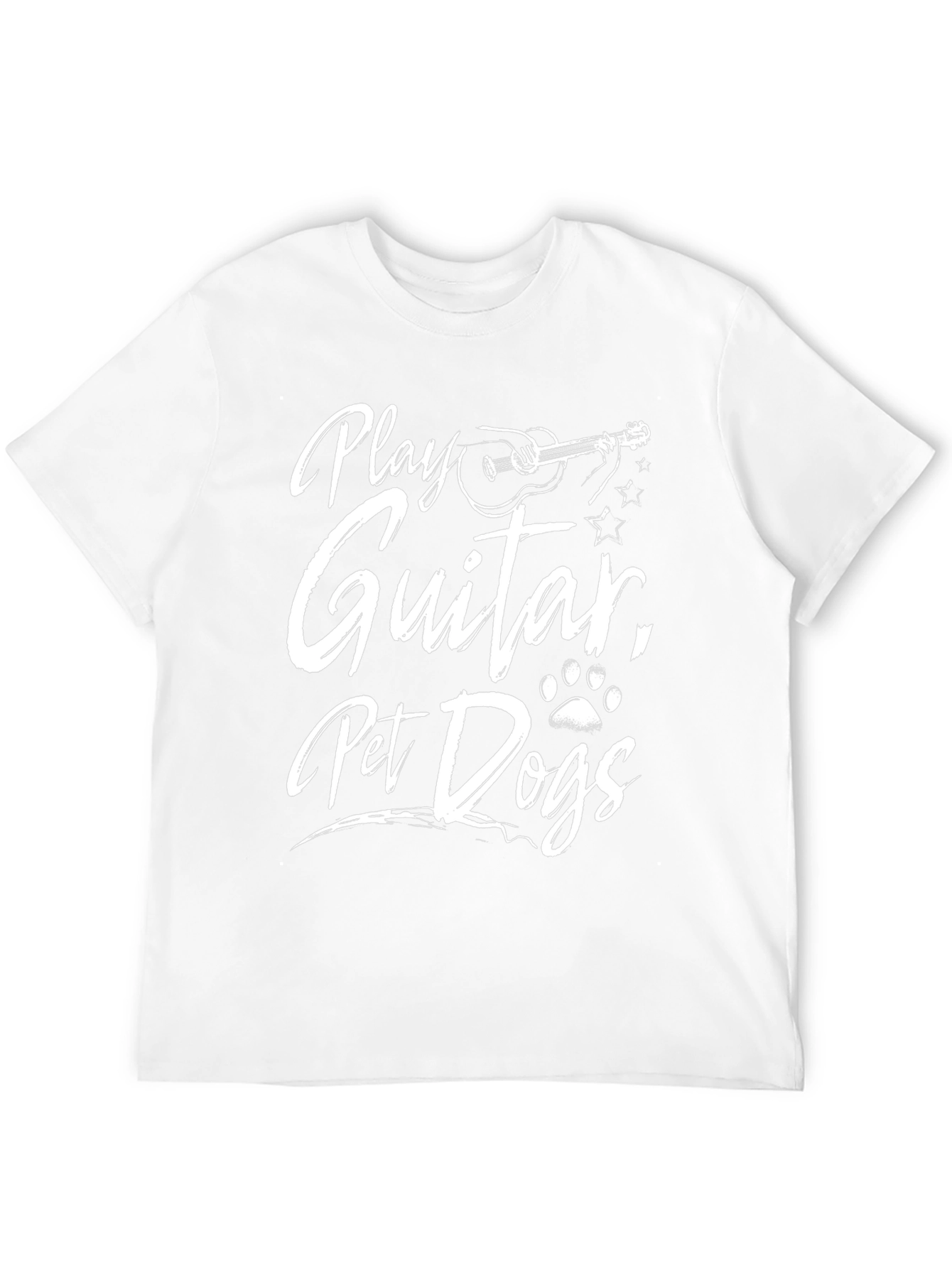 Play Guitar Pet Dogs Graphic T-Shirt