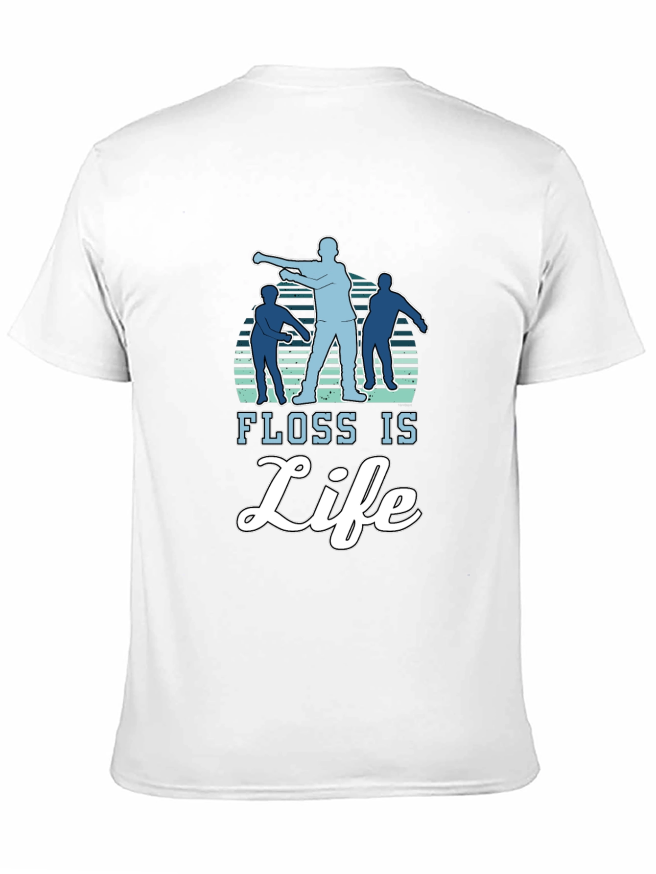 Floss Is Life T-Shirt - Dance Silhouette Graphic Tee