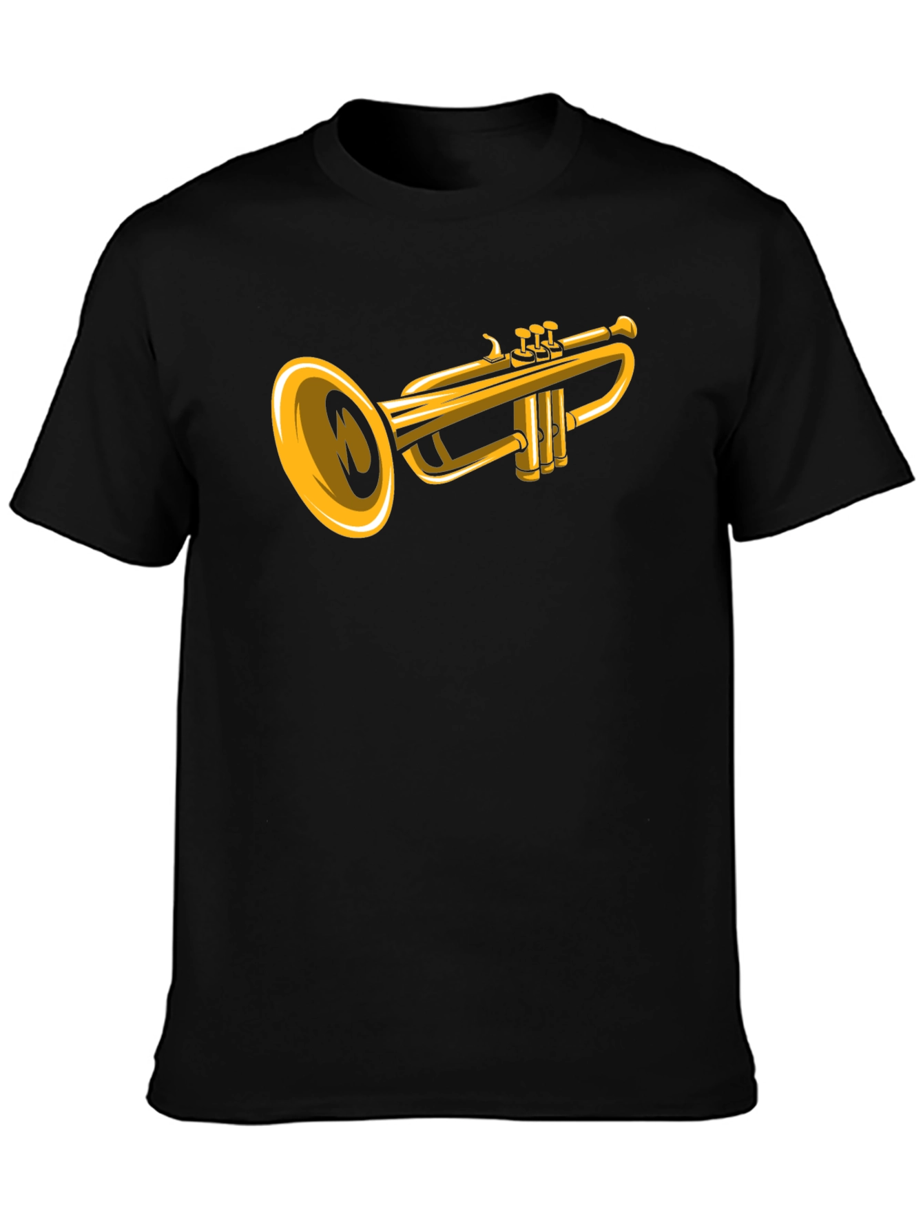 Trumpet Graphic T-Shirt - Musical Instrument Tee