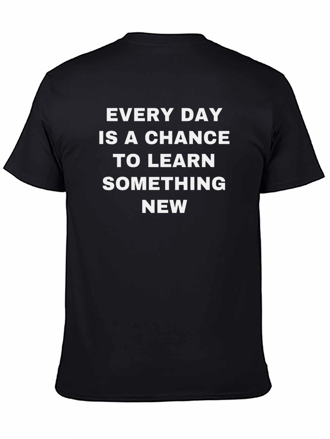 Learn Something New Black T-Shirt