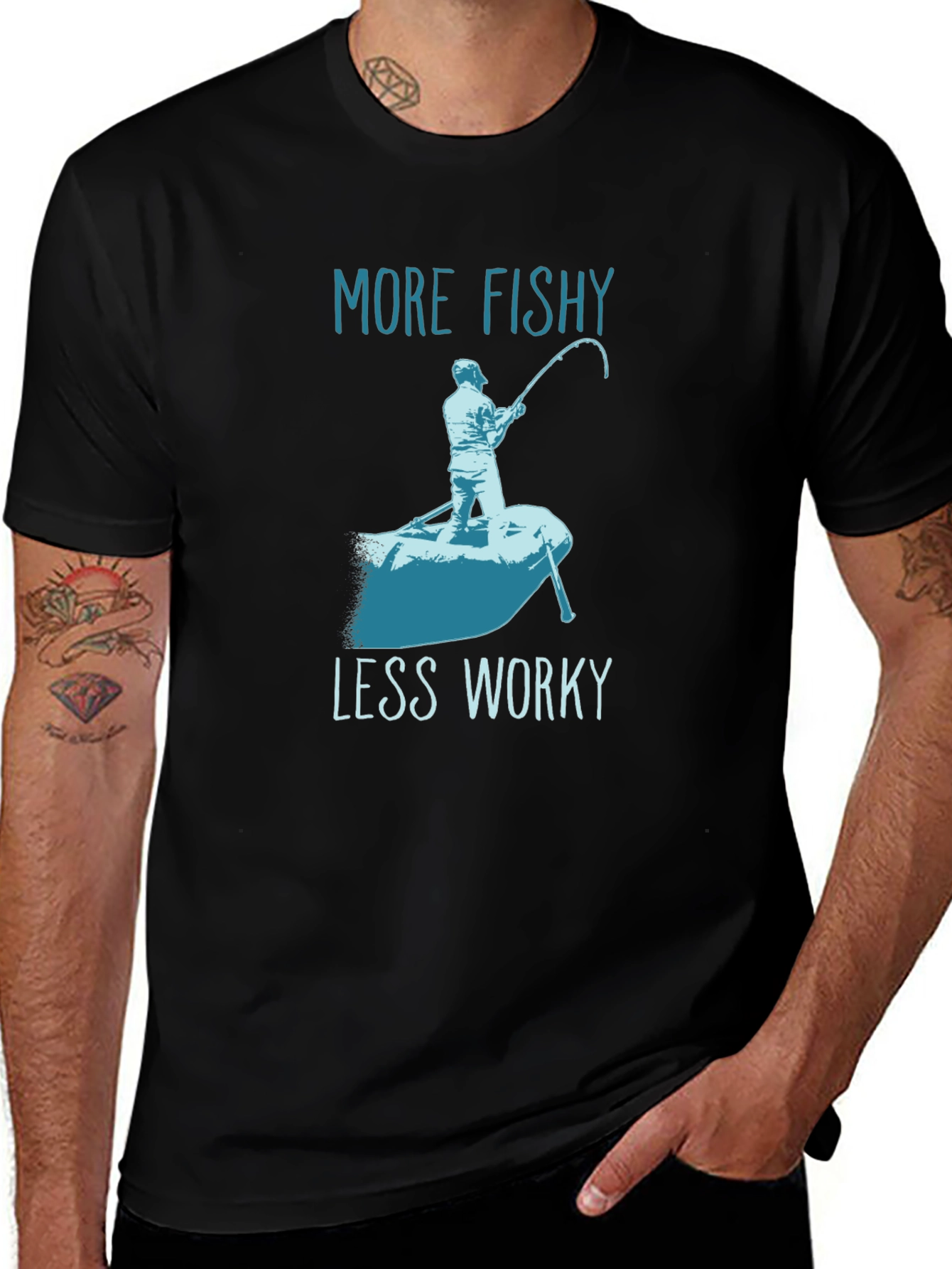 More Fishy Less Worky T-Shirt