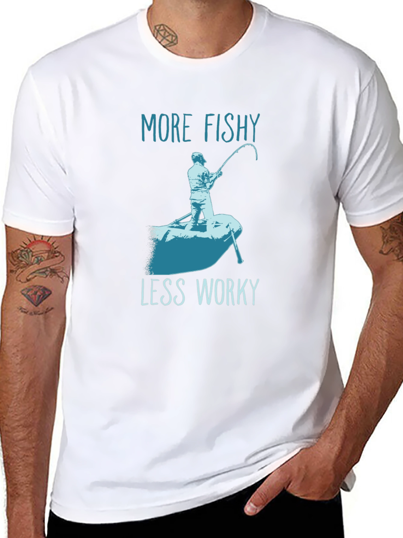 More Fishy Less Worky T-Shirt